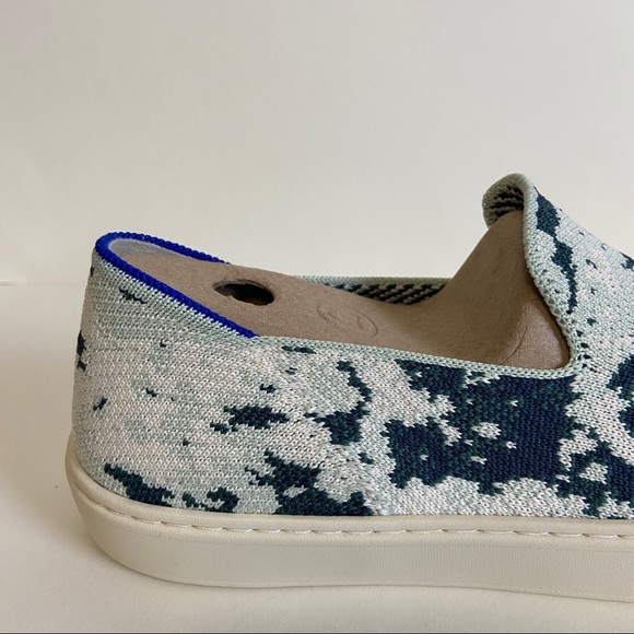 NIB Rothys The Sneaker Sea Green Slip On Shoes - Picture 5 of 11